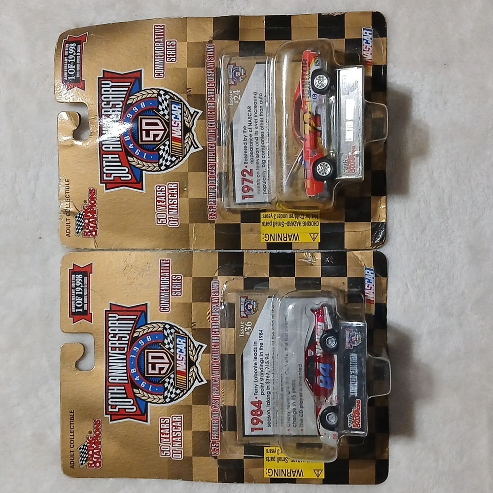 Racing Champions 50th Anniversary 2 Collectible Toy Cars